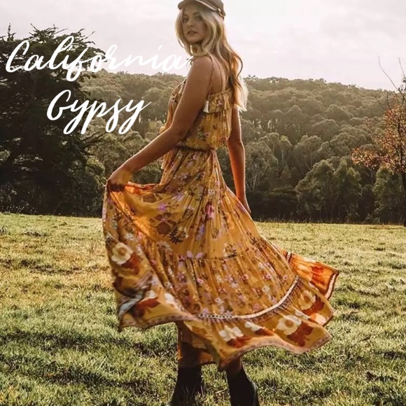 LAST ONE🎉boho floral tassels dress - Picture 6 of 12